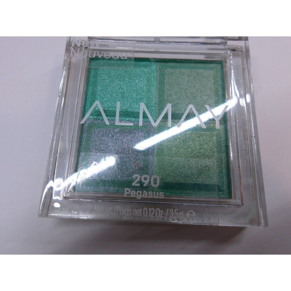 Almay Shadow Squad Eyeshadow 290 Pegasus Green Teal Satin Glitter 0.12oz /#26832